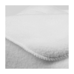 Écharpe polaire en polyester blanc sublimé de 180 g/m2 Sublim couleur blanc première vue