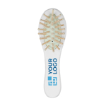 Brosse à picots en bois personnalisée avec logo Provence couleur blanc avec zone d'impression