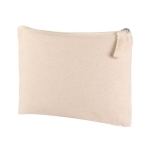 Trousse de toilette en coton bio à coloris naturel 280 g/m² Eco Cotton couleur beige