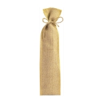 Eventail publicitaire en bois naturel verni 23 cm Romantic couleur bois troisième vue