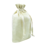 Sac en coton avec cordon de serrage 180 g/m2 Cotton Close Small couleur beige deuxième vue