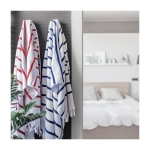 Serviette paréo personnalisée de style marin Pareo Barbade couleur bleu première vue