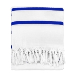 Serviette paréo personnalisée de style marin Pareo Barbade couleur bleu troisième vue