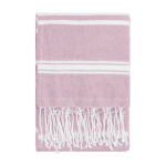 Paréo coloré en coton et polyester pour promotions couleur rose clair 