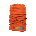 Cache-cou fin et chaud pour la course adapté à la sublimation Heat couleur orange première vue