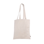 Sac en coton solide avec longues poignées 8kg 300 g/m2 Coton naturel couleur beige