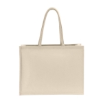 Sac coton personnalisé avec intérieur laminé robuste 230 g/m2 Friday couleur beige