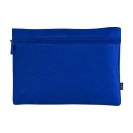 Trousse de toilette recyclée sérigraphiée personnalisable RPET Voyage couleur bleu