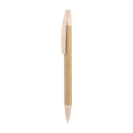Stylos durables entreprise avec corps en carton, Encre bleue Eco Hill couleur naturel