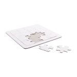 Puzzle en carton de 16 pièces à personnalisation numérique Piz couleur blanc