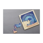 Puzzle publicitaire en bois avec impression d'images WoodMate couleur bois deuxième vue
