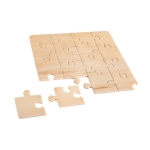 Puzzle publicitaire en bois avec impression d'images WoodMate couleur bois image avec logo