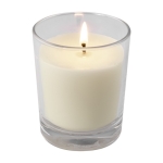Bougie à la cire végétale et paraffine raffinée dans un pot Home couleur transparent première vue
