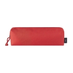 Trousse en polyester RPET avec tirette à cordon personnalisée School couleur rouge