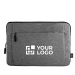 Housse rembourrée en polyester rPET pour PC portable 15,6” Business avec zone d'impression