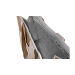 Sac isotherme en jute avec poche et fermeture velcro Malibu XL couleur beige deuxième vue