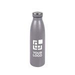 Gourde isotherme personnalisée avec bouchon caoutchouc 500 ml Trendy avec zone d'impression