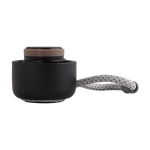 Gourde personnalisée avec fonction isotherme et poignée 550 ml Step Up couleur noir deuxième vue