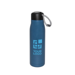 Gourde personnalisée avec fonction isotherme et poignée 550 ml Step Up avec zone d'impression