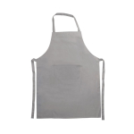 Tabliers publicitaires classiques en polyester sans poche 200 g/m² couleur gris