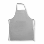 Tabliers publicitaires classiques en polyester sans poche 200 g/m² couleur gris