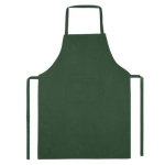 Tabliers publicitaires classiques en polyester sans poche 200 g/m² couleur vert
