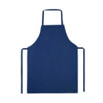 Tabliers publicitaires classiques en polyester sans poche 200 g/m² couleur bleu roi