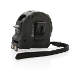Mètre ruban de 5m personnalisé avec logo dans étui premium GearX couleur noir quatrième vue