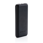 Power bank à longue durée avec charge rapide de 20.000 mAh Pasadena couleur noir