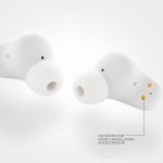 Écouteurs de qualité anti-bruit avec commande tactile Gilroy couleur blanc vue 14
