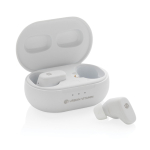 Écouteurs de qualité anti-bruit avec commande tactile Gilroy couleur blanc deuxième vue