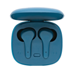 Écouteurs compact de haute qualité avec commande tactile Byron couleur bleu cinquième vue