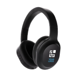 Casque cadeau anti-bruit de qualité supérieure Freemond couleur noir avec zone d'impression