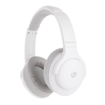 Casque musique personnalisé avec coussins et autonomie de 35h Fresno couleur blanc