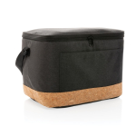 Sac isotherme avec détail en liège pour 12 canettes Exclusive couleur noir sixième vue