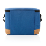 Sac isotherme avec détail en liège pour 12 canettes Exclusive couleur bleu quatrième vue