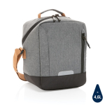 Sac isotherme au design urbain jusqu'à 12 canettes Urban Outdoor couleur gris foncé