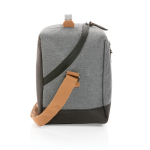 Sac isotherme au design urbain jusqu'à 12 canettes Urban Outdoor couleur gris foncé troisième vue