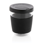 Mug de voyage personnalisable borosilicaté de 360ml Ukiyo couleur noir
