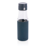 Bouteille promotionnelle avec suivi d'hydratation 600 ml Crystal Ukiyo couleur bleu marine