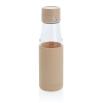 Bouteille promotionnelle avec suivi d'hydratation 600 ml Crystal Ukiyo couleur marron clair
