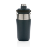 Bouteille en acier avec bouchon double fonction 500ml Slender couleur bleu marine deuxième vue