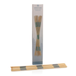 Lot jeu de Mikado dans pochette de présentation en coton Giant Mikado couleur marron vue avec boîte