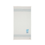 Grande serviette en coton à séchage rapide et très absorbante Ukiyo couleur noir avec zone d'impression