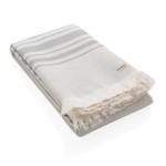 Grande serviette en coton à séchage rapide et très absorbante Ukiyo couleur gris troisième vue