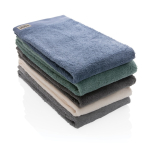 Essuie-mains doux et épais, durables, à séchage rapide, Ukiyo couleur vert avec zone d'impression