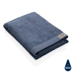 Serviette de bain type spa de grande absorption 500 gr Ukiyo couleur bleu