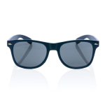 Lunettes de soleil en plastique recyclé et verres fumés Greeny couleur bleu marine deuxième vue