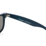 Lunettes de soleil en plastique recyclé et verres fumés Greeny couleur bleu marine quatrième vue