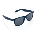 Lunettes de soleil en plastique recyclé et verres fumés Greeny couleur bleu marine cinquième vue